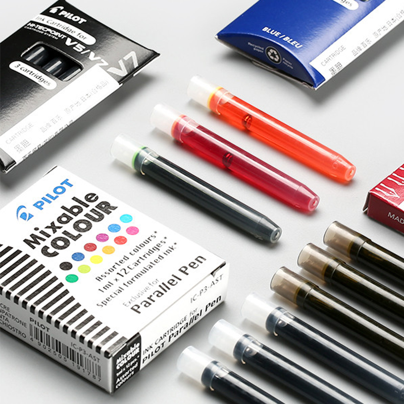 パイロットIC-50使い捨てインクカートリッジ、万年筆、書道 - Pilot Pen V5 のレビューと価格