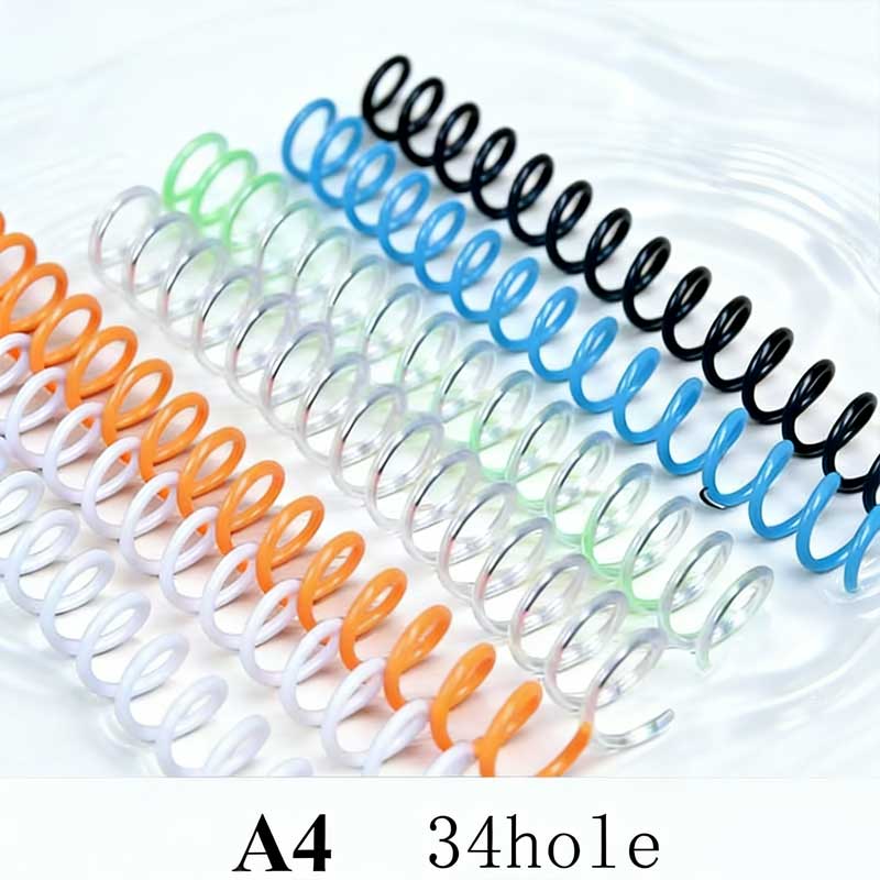 10 個大容量 34 穴 A4 プラスチックスパイラルバイン - Binder A4 Lever のレビューと価格