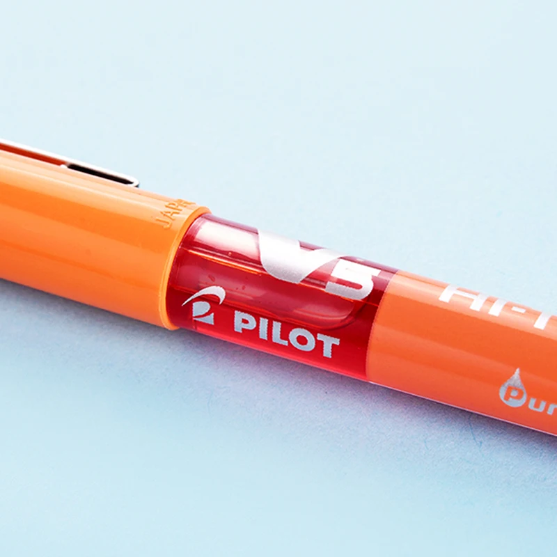 フルニードルジェルペン、ストレート液体ボールペン、速乾性カラ - Pilot Pen V5 のレビューと価格